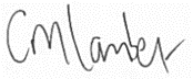 Cathy Lambert Signature